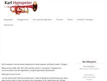 Tablet Screenshot of karlhanspeter.com